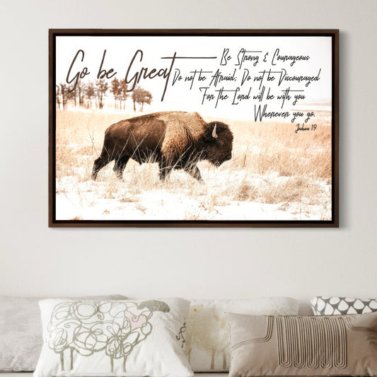 Gift for a Newborn Nursery - Bison Wall Decor Wall Art Teri James Photography