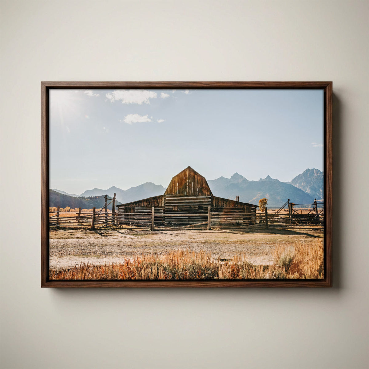 Grand Teton Moulton Barn Wall Art
