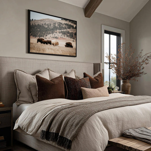 Great White Buffalo Canvas Print - Spirit Bison Wall Art Teri James Photography