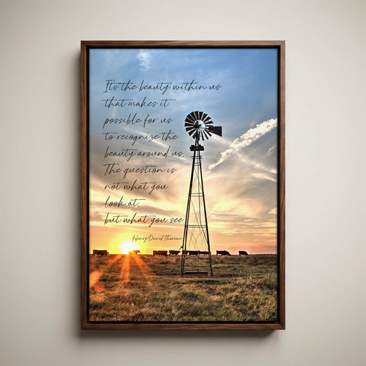 Henry David Thoreau Art – Inspirational Quote