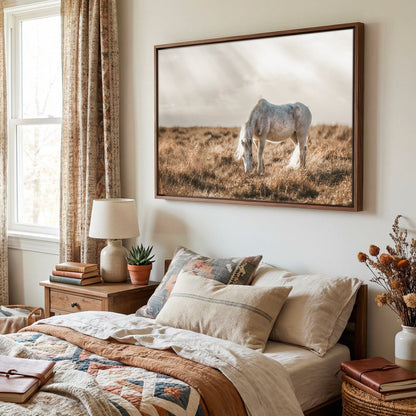 Horse Art Western Decor – Rustic Bedroom Decor | Horse Canvas Print Wall Art Teri James Photography