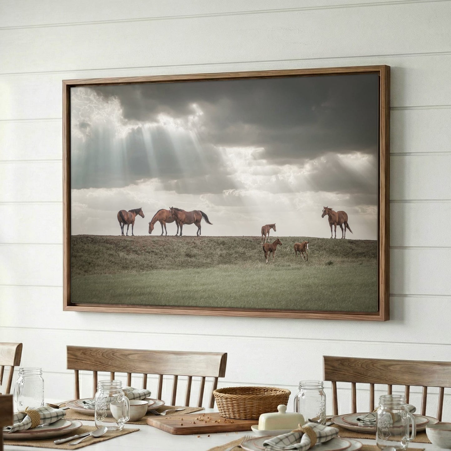 Horse Canvas Print - Western Wall Art