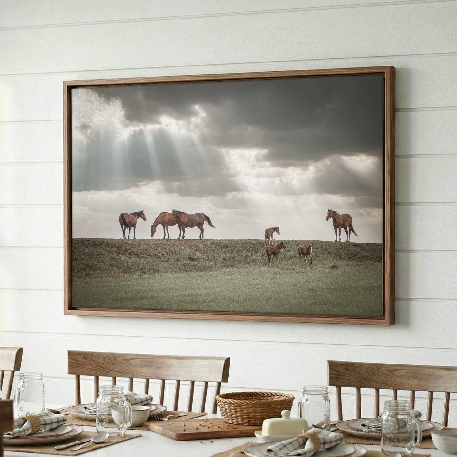 Horse Canvas Print - Western Wall Art