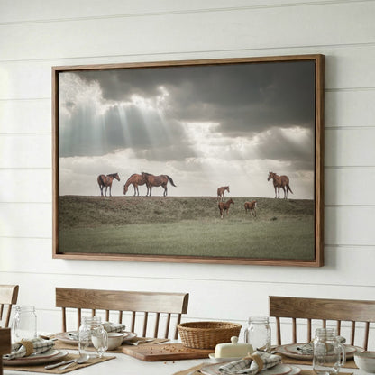 Horse Canvas Print - Western Wall Art