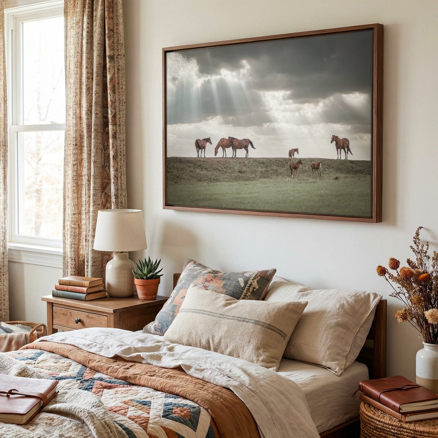 Horse Canvas Print - Western Wall Art