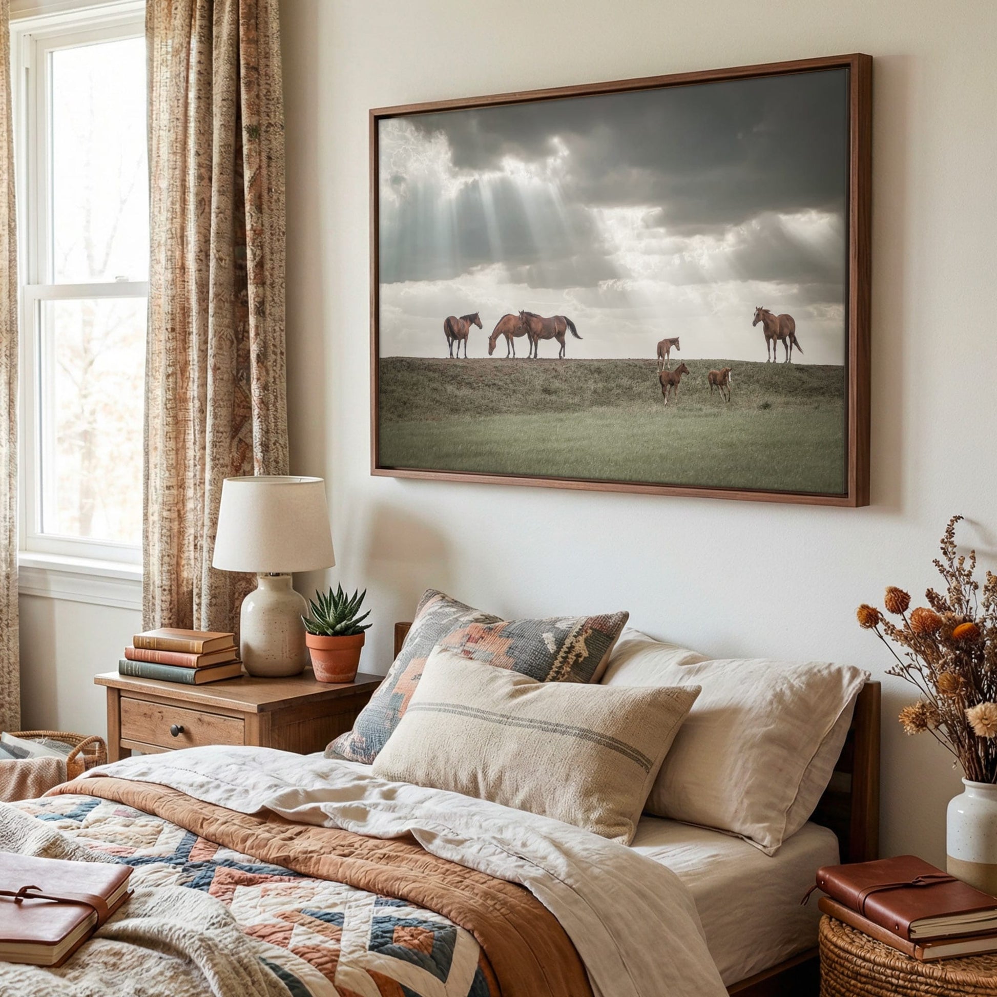 Horse Canvas Print - Western Wall Art