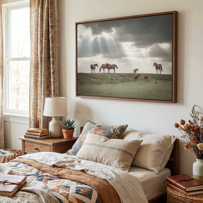Horse Canvas Print - Western Wall Art
