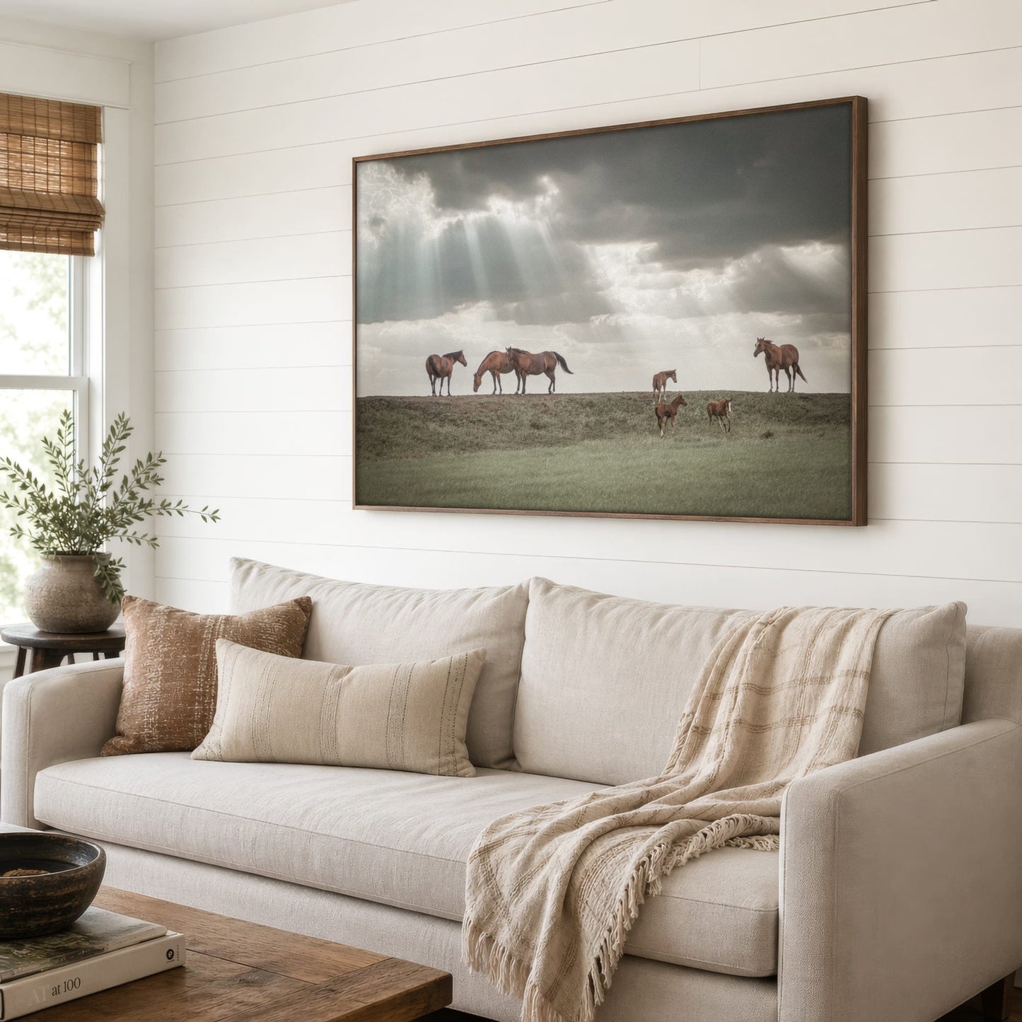 Horse Canvas Print - Western Wall Art