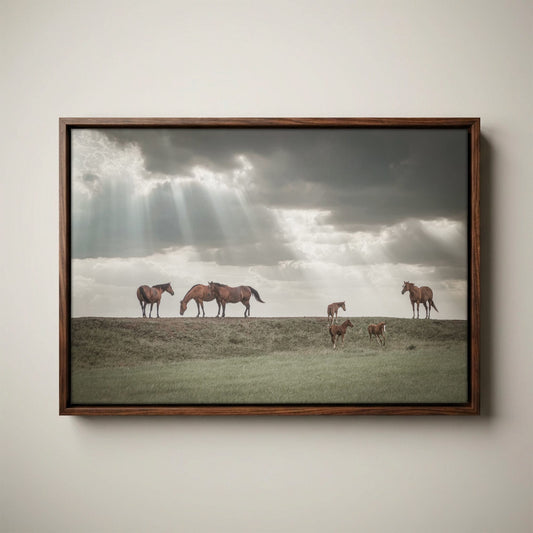 Horse Canvas Print - Western Wall Art
