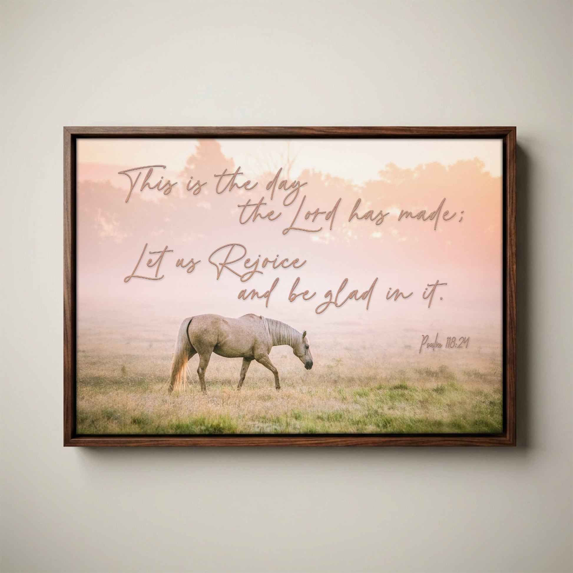 Horse Wall Art - Inspirational Palomino Canvas Print