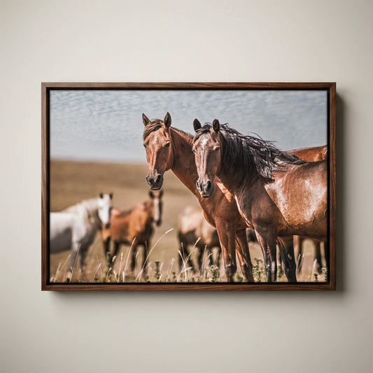 Horse Wall Art - Wild Horses of Osage County