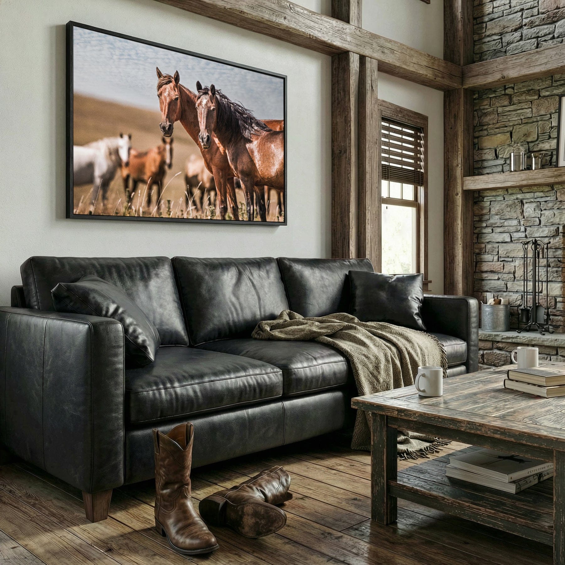 Horse Wall Art - Wild Horses of Osage County