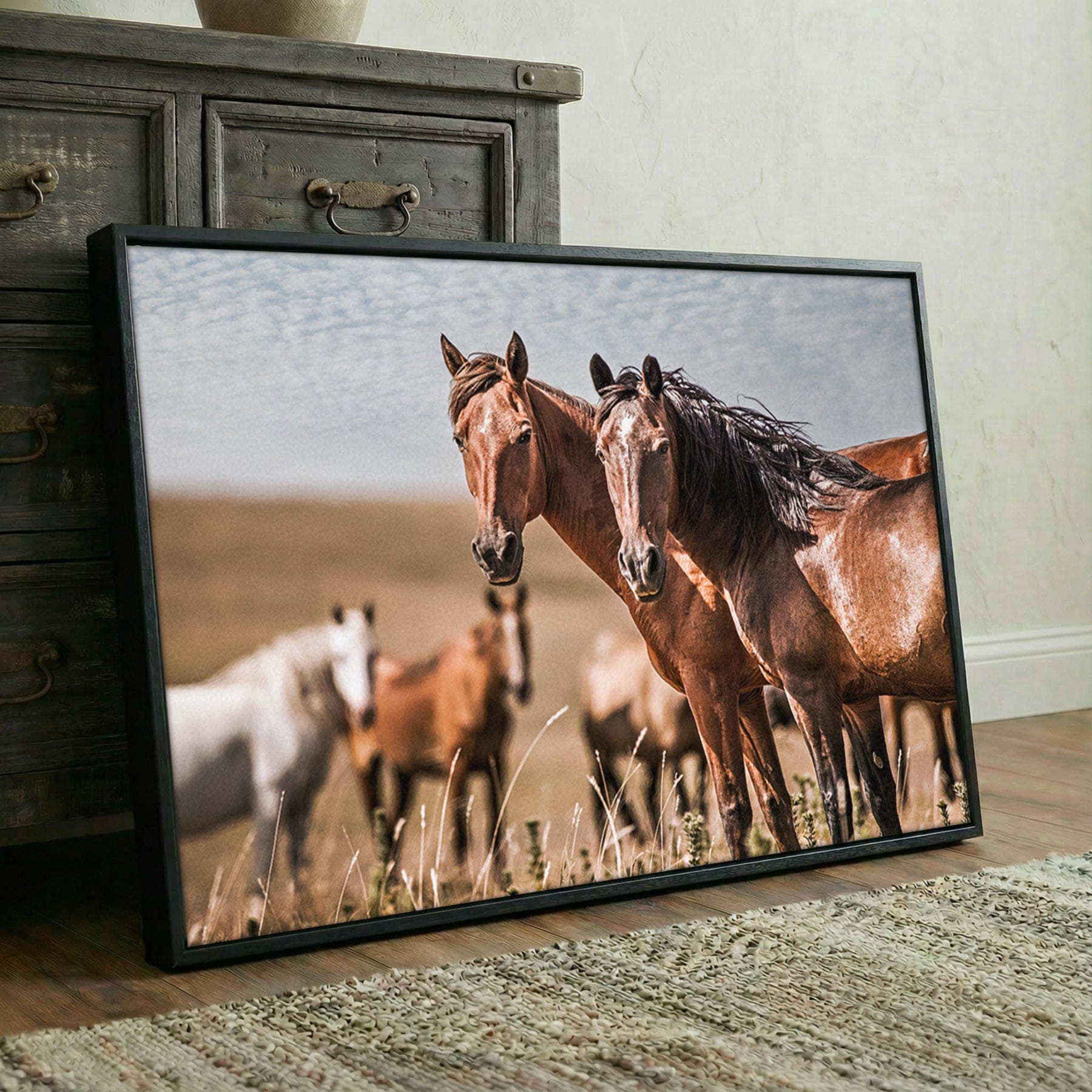 Horse Wall Art - Wild Horses of Osage County