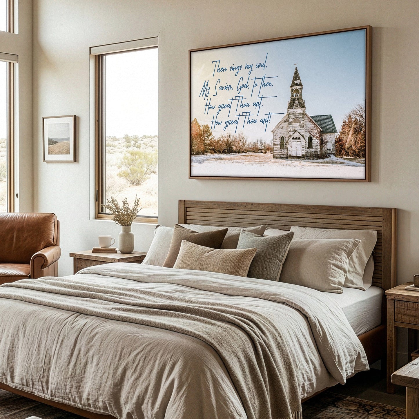 How Great Thou Art Lyrics & Old Church Wall Art Teri James Photography