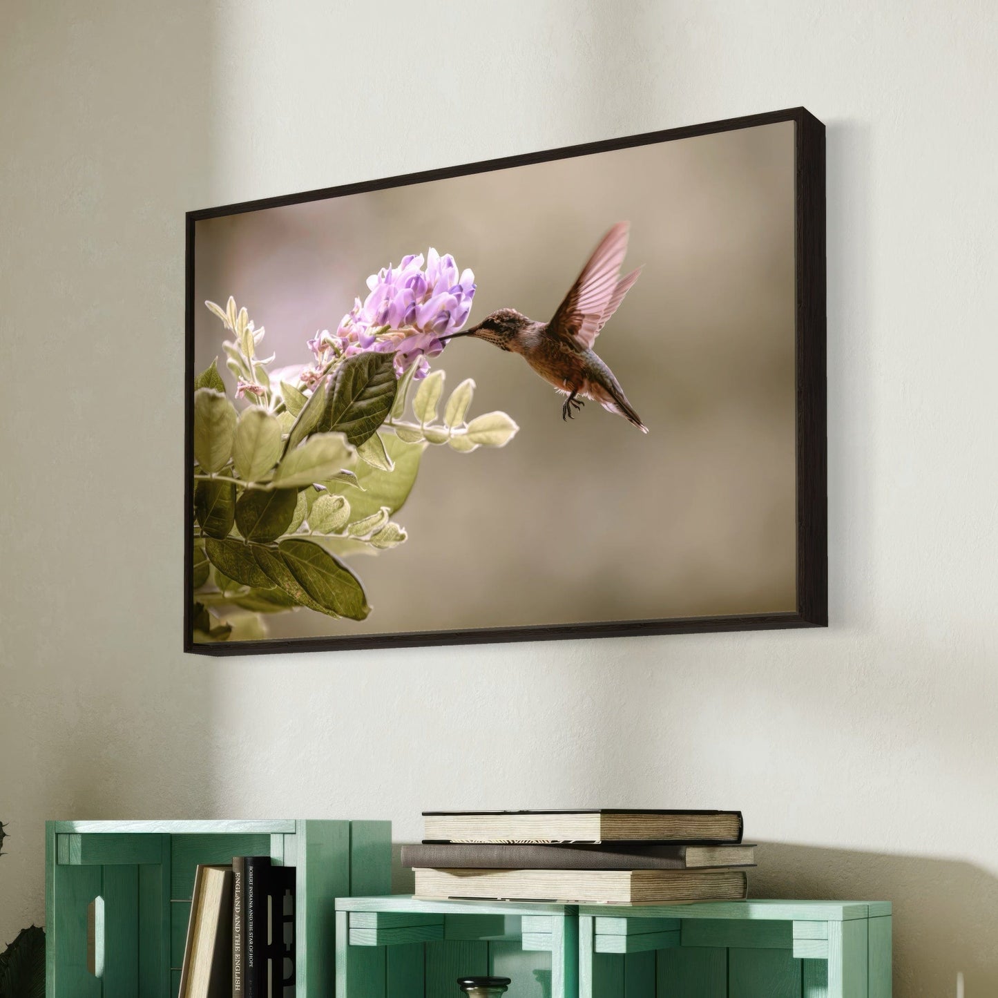 Hummingbird and Wisteria Photo Print Wall Art Teri James Photography
