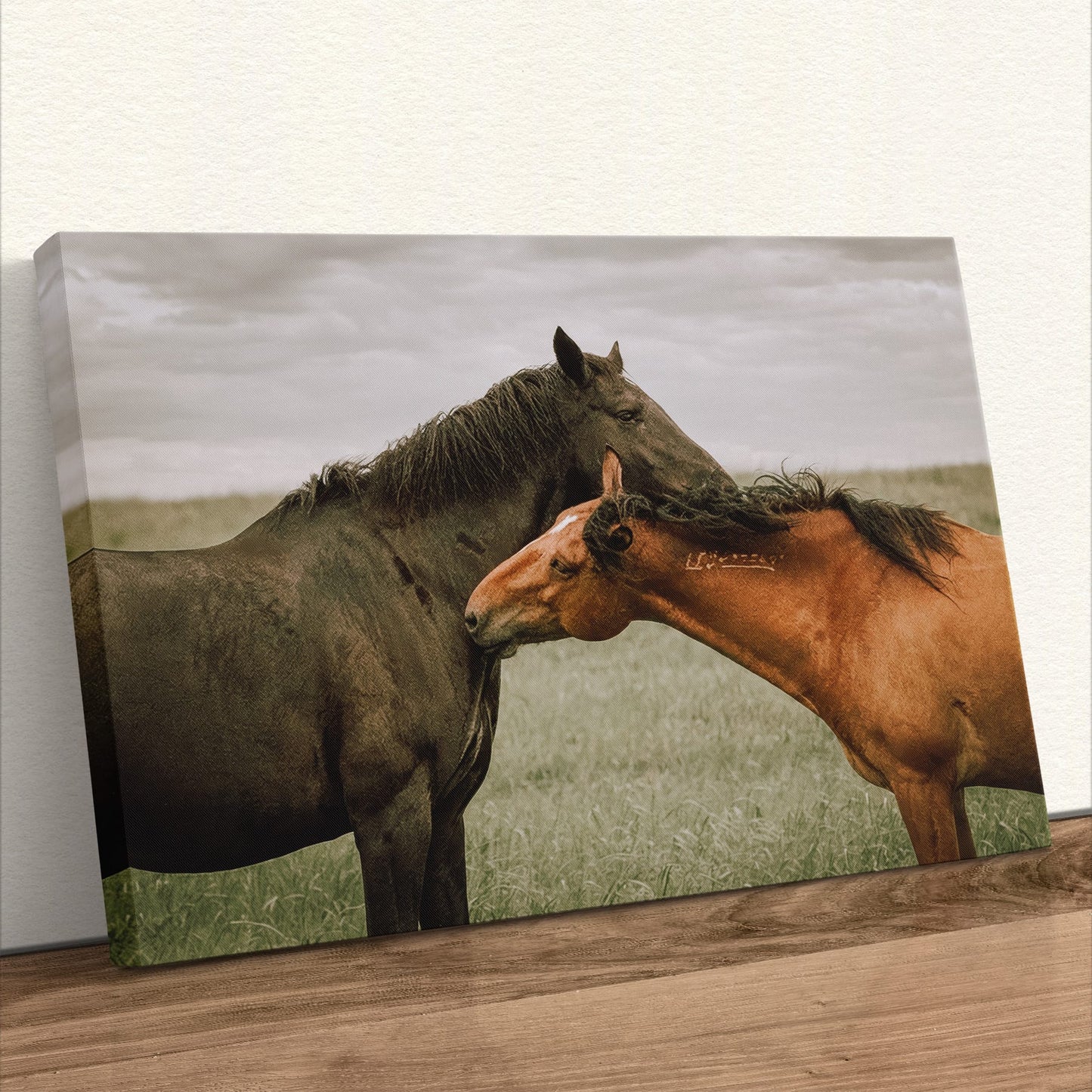 Large Horse Canvas Wall Art - Western Decor Canvas-Unframed / 12 x 18 Inches