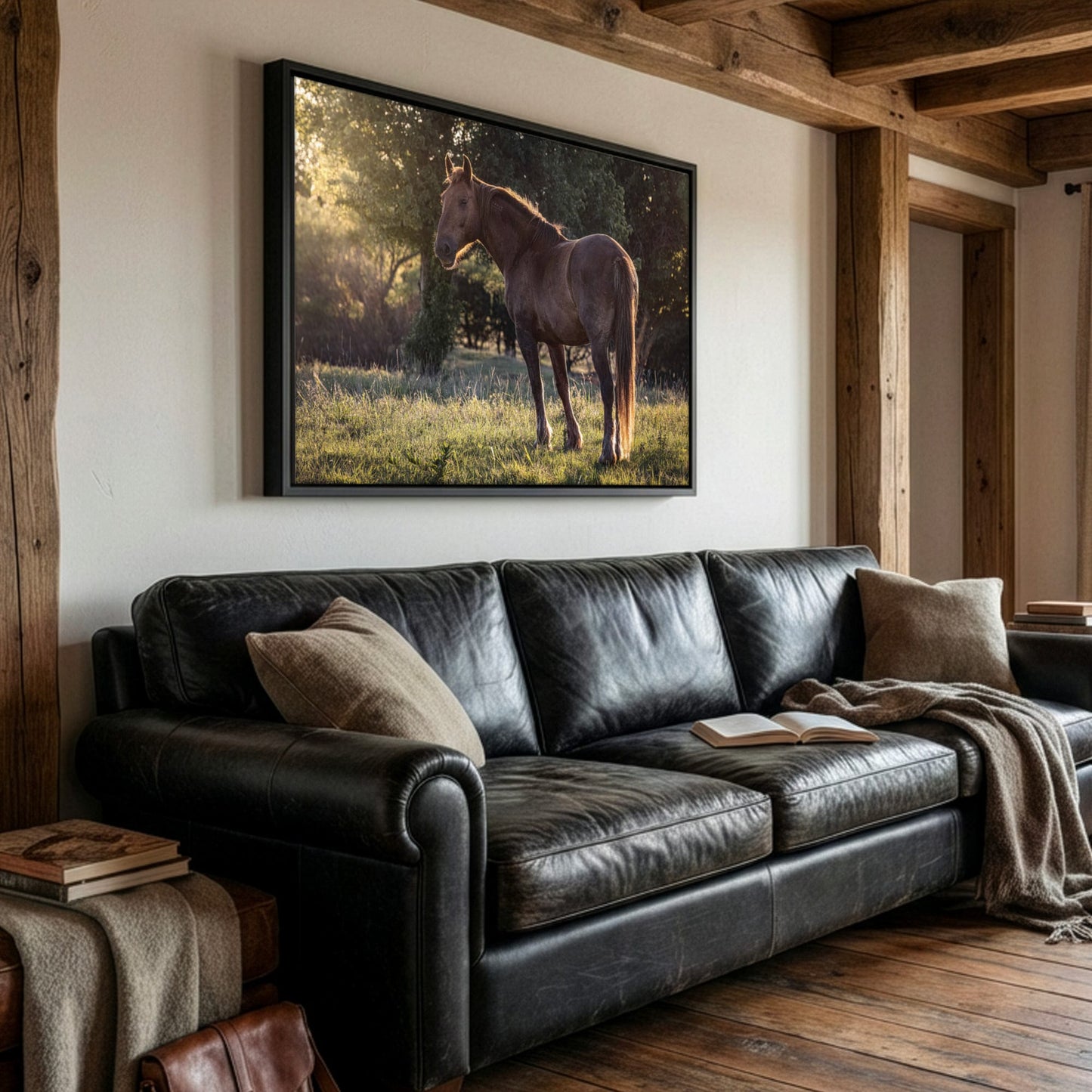 Large Western Wall Art - Horse Canvas Print