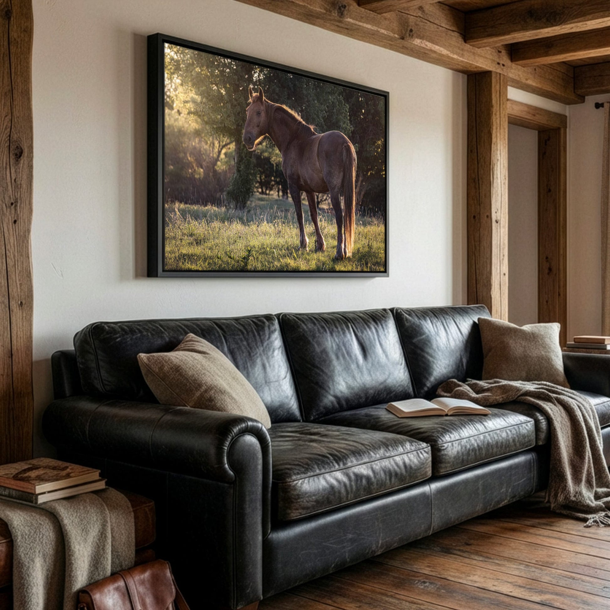 Large Western Wall Art - Horse Canvas Print