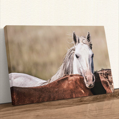 Large Wild Horse Artwork Canvas-Unframed / 12 x 18 Inches Wall Art Teri James Photography