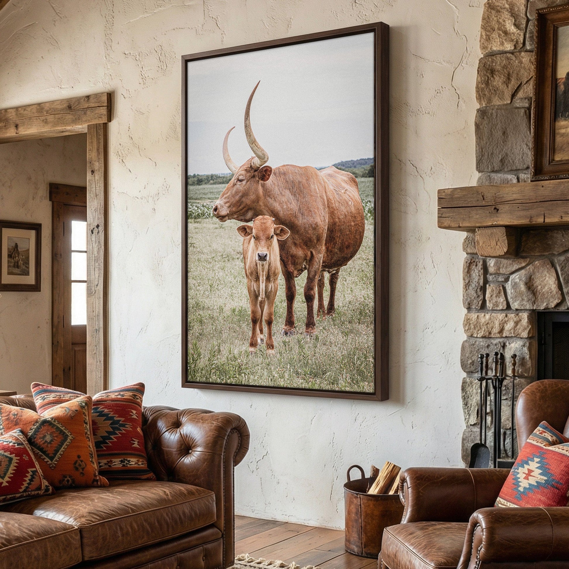 Longhorn Art Canvas Print Wall Art Teri James Photography