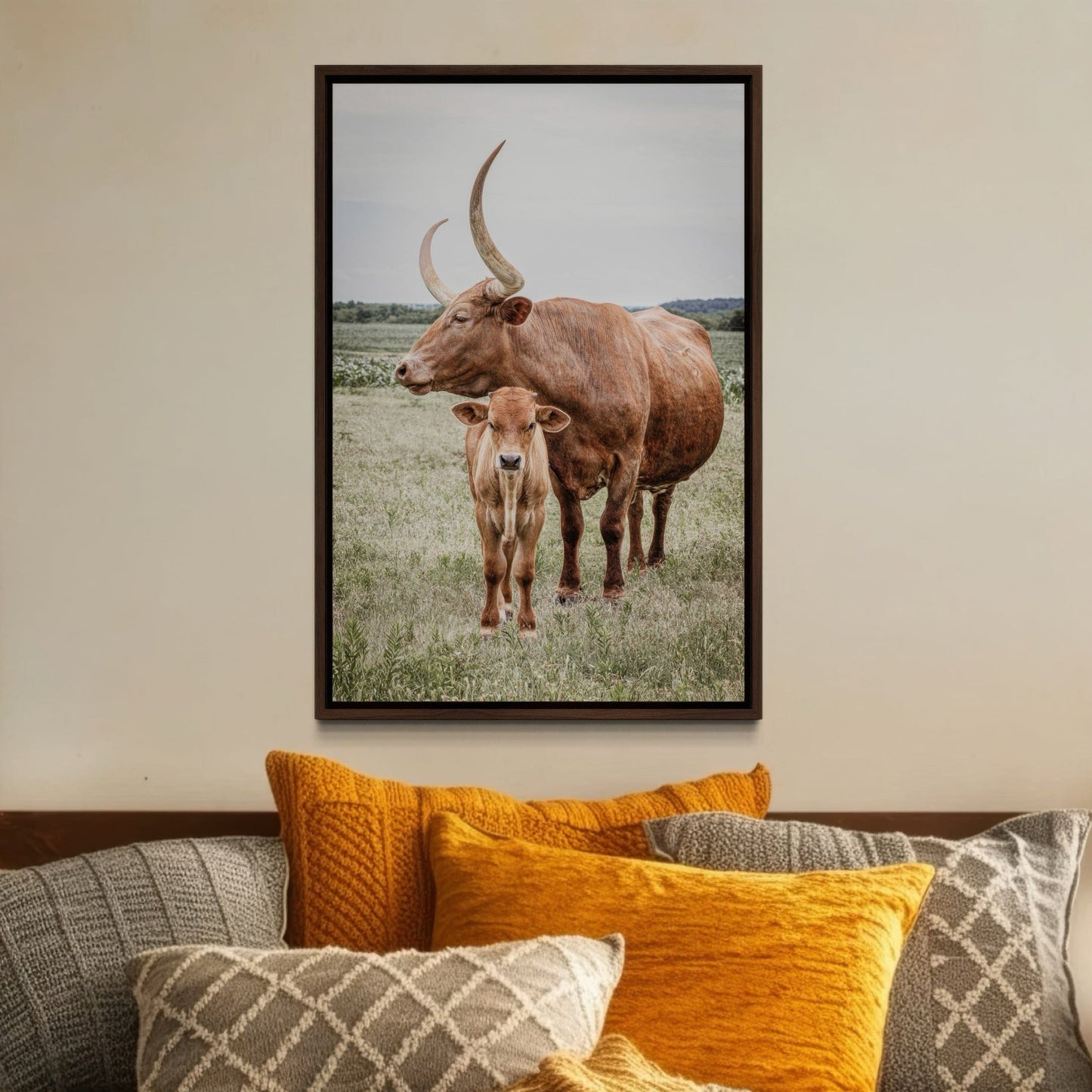 Longhorn Art Canvas Print Wall Art Teri James Photography