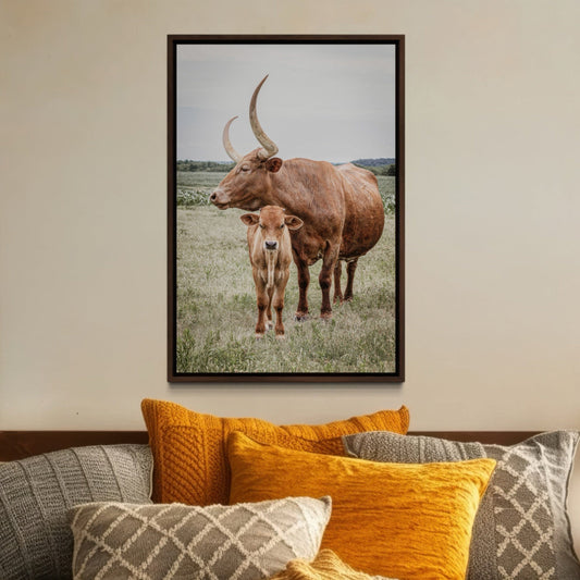 Longhorn Art Canvas Print Wall Art Teri James Photography