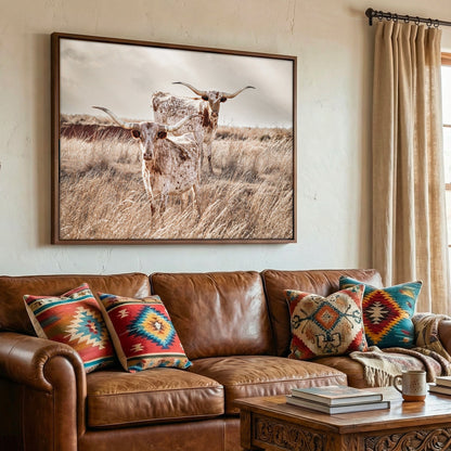 Longhorn Canvas Wall Art Print Wall Art Teri James Photography