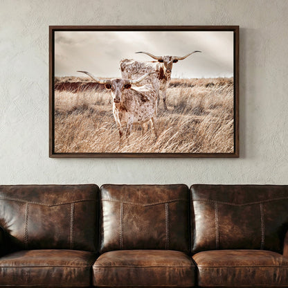 Longhorn Canvas Wall Art Print Wall Art Teri James Photography
