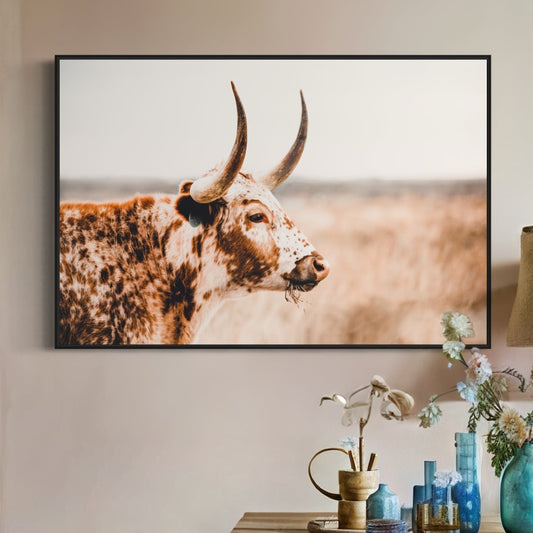 Longhorn Home Decor in Farmhouse Style Wall Art Teri James Photography