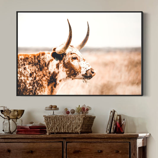 Longhorn Home Decor in Farmhouse Style Wall Art Teri James Photography