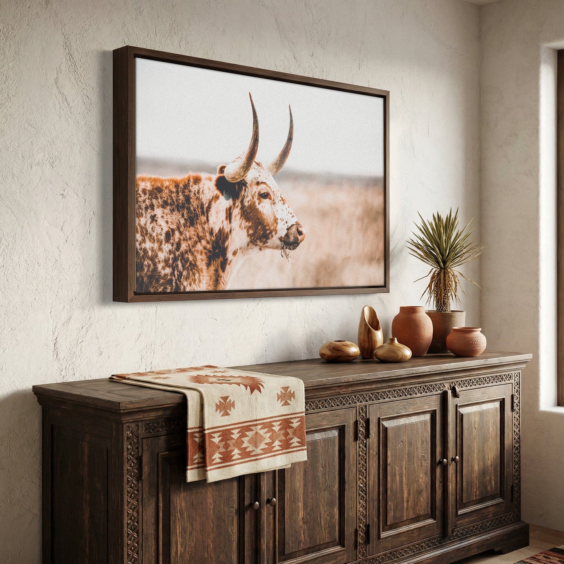 Longhorn Home Decor in Farmhouse Style Wall Art Teri James Photography