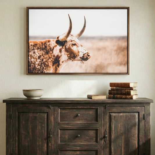 Longhorn Home Decor in Farmhouse Style Wall Art Teri James Photography