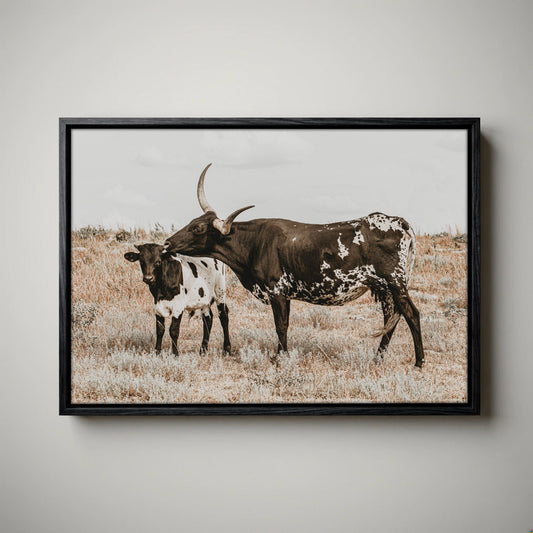 Longhorn Nursery Wall Art - Western Nursery Decor