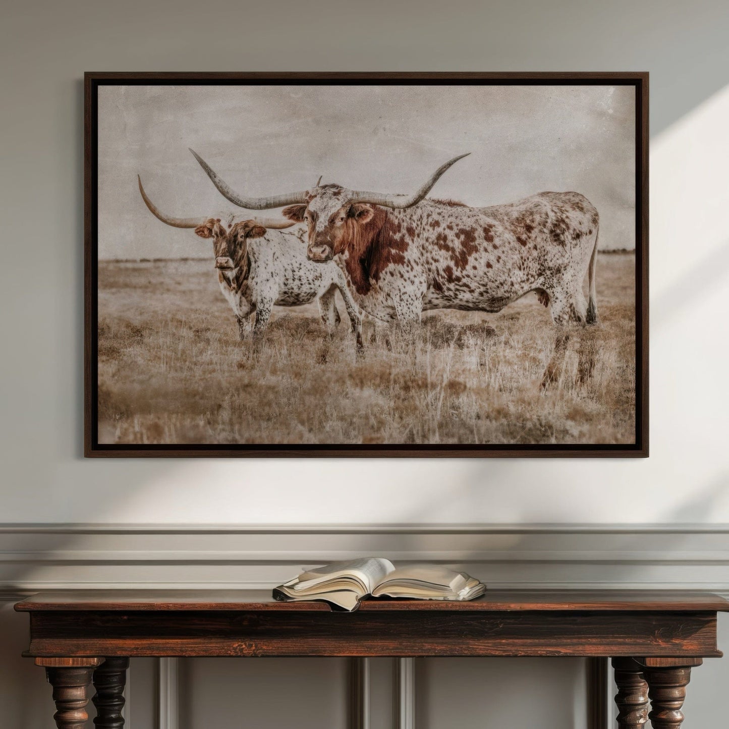 Longhorn Wall Art Textured Wall Art Teri James Photography