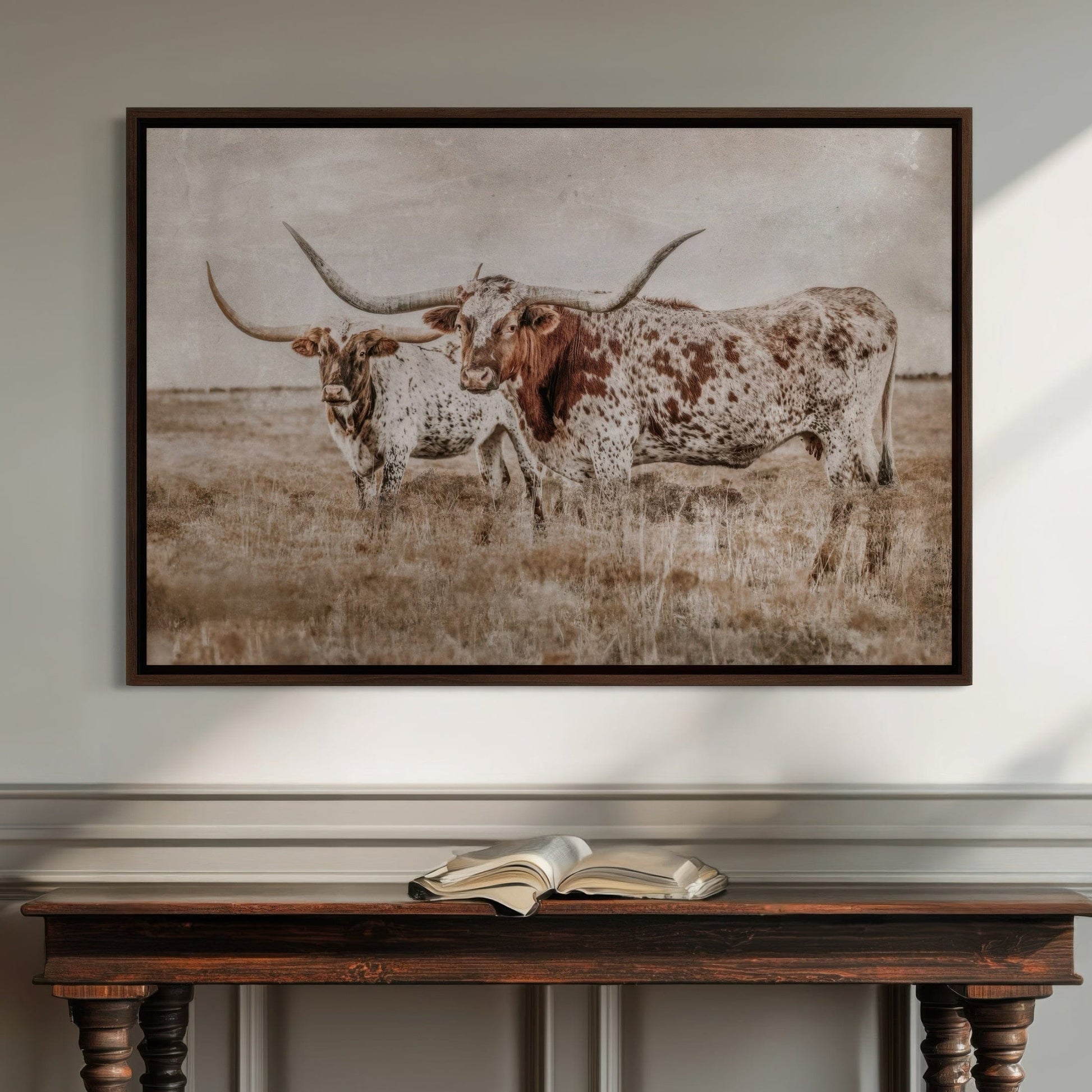 Longhorn Wall Art Textured Wall Art Teri James Photography