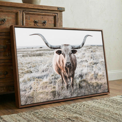 Modern Farmhouse Longhorn Art Wall Art Teri James Photography
