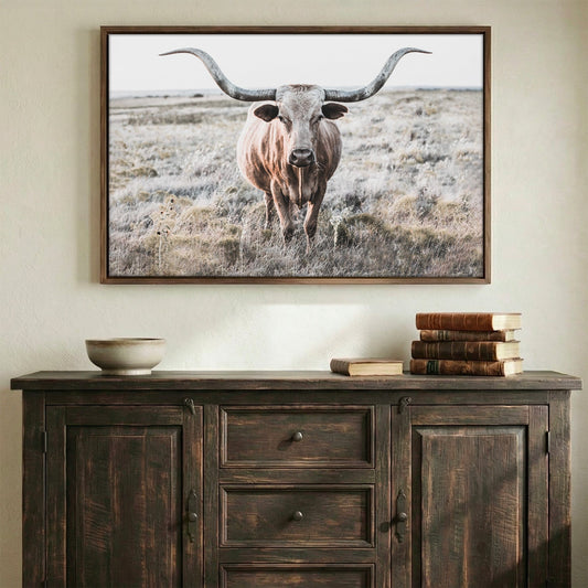Modern Farmhouse Longhorn Art Wall Art Teri James Photography