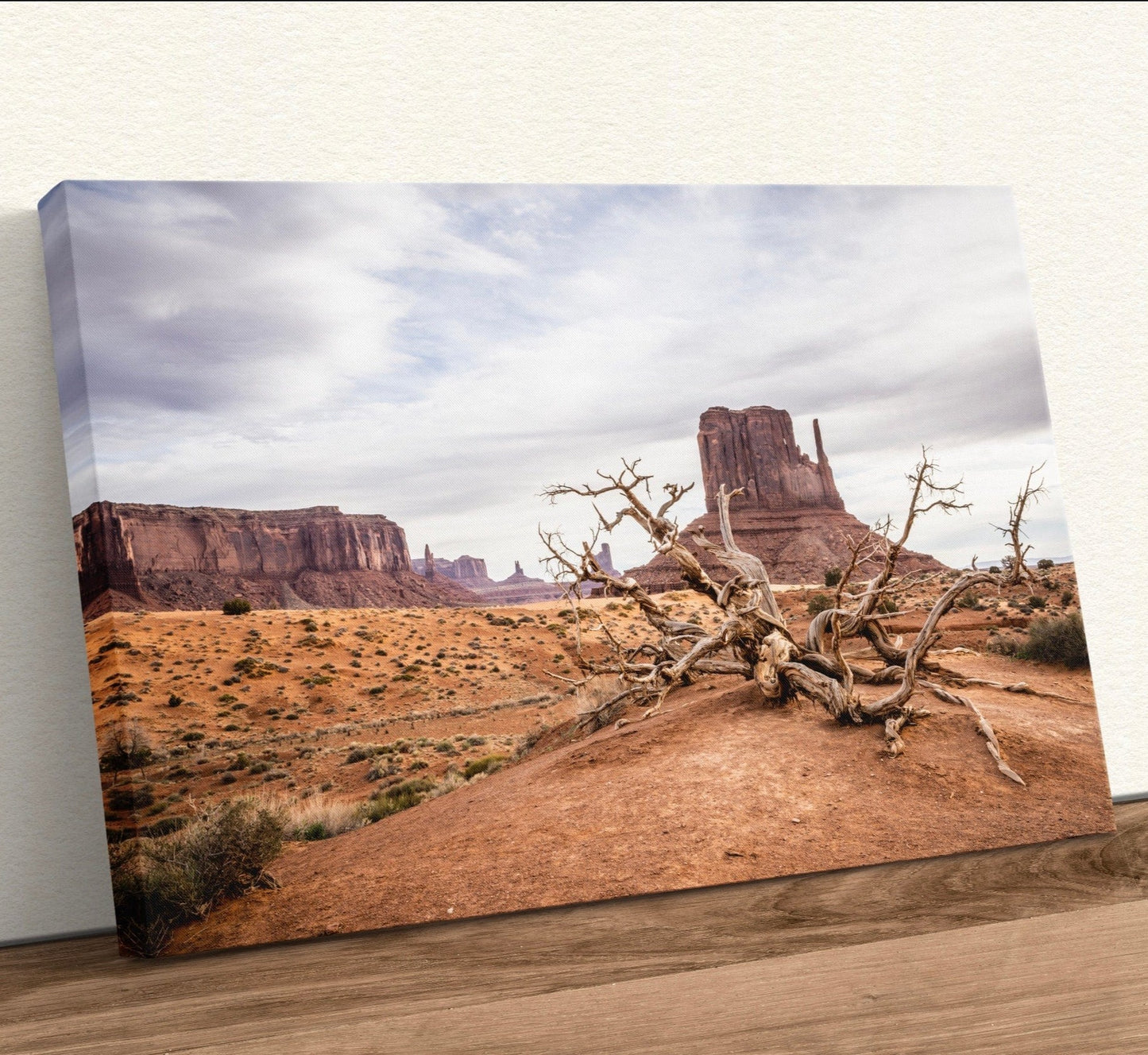 Monument Valley Canvas Wall Art Canvas-Unframed / 12 x 18 Inches Wall Art Teri James Photography