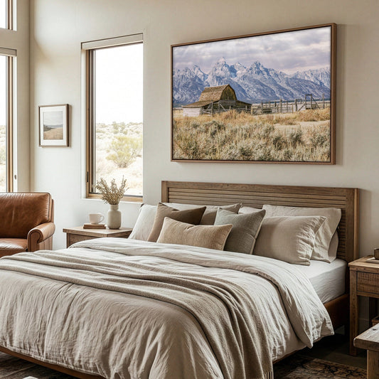 Moulton Barn Teton Mountains Rustic Wall Art Wall Art Teri James Photography
