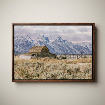 Moulton Barn Wall Art - Grand Teton Mountain Landscape