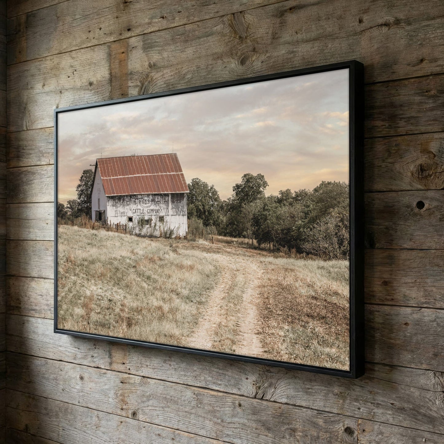 No 9 Cattle Company Barn - Rustic Farmhouse Decor