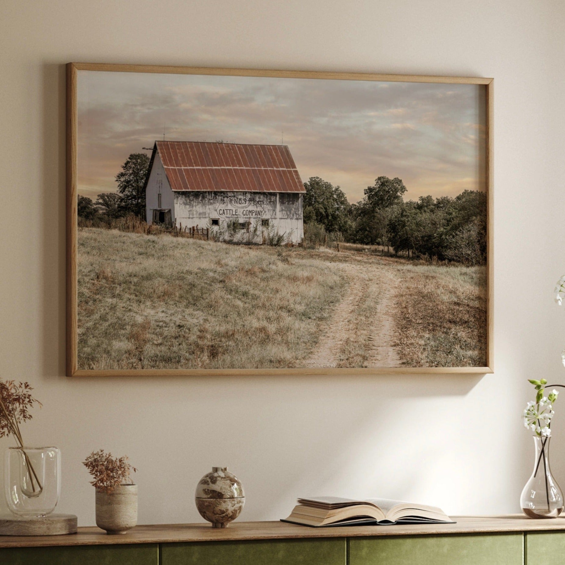 No 9 Cattle Company Barn Wall Art Teri James Photography