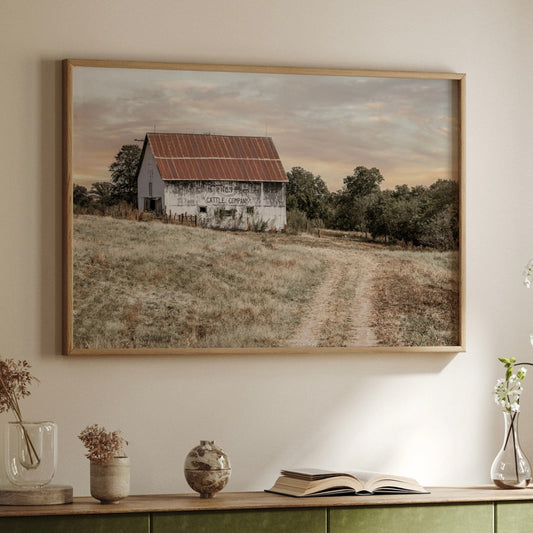 No 9 Cattle Company Barn Wall Art Teri James Photography