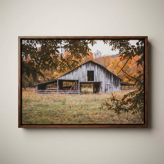 Old Arkansas Barn Wall Art - Rustic Farmhouse
