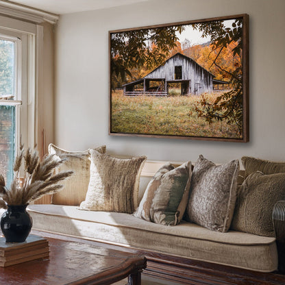Old Arkansas Barn Wall Art - Rustic Farmhouse Wall Decor Canvas Print Wall Art Teri James Photography