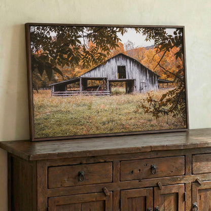 Old Arkansas Barn Wall Art - Rustic Farmhouse Wall Decor Canvas Print Wall Art Teri James Photography