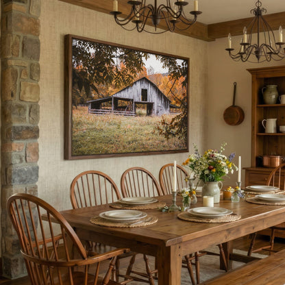 Old Arkansas Barn Wall Art - Rustic Farmhouse