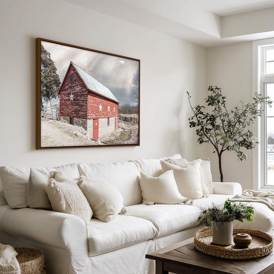 Old Barn Americana Canvas or Print Wall Art Teri James Photography