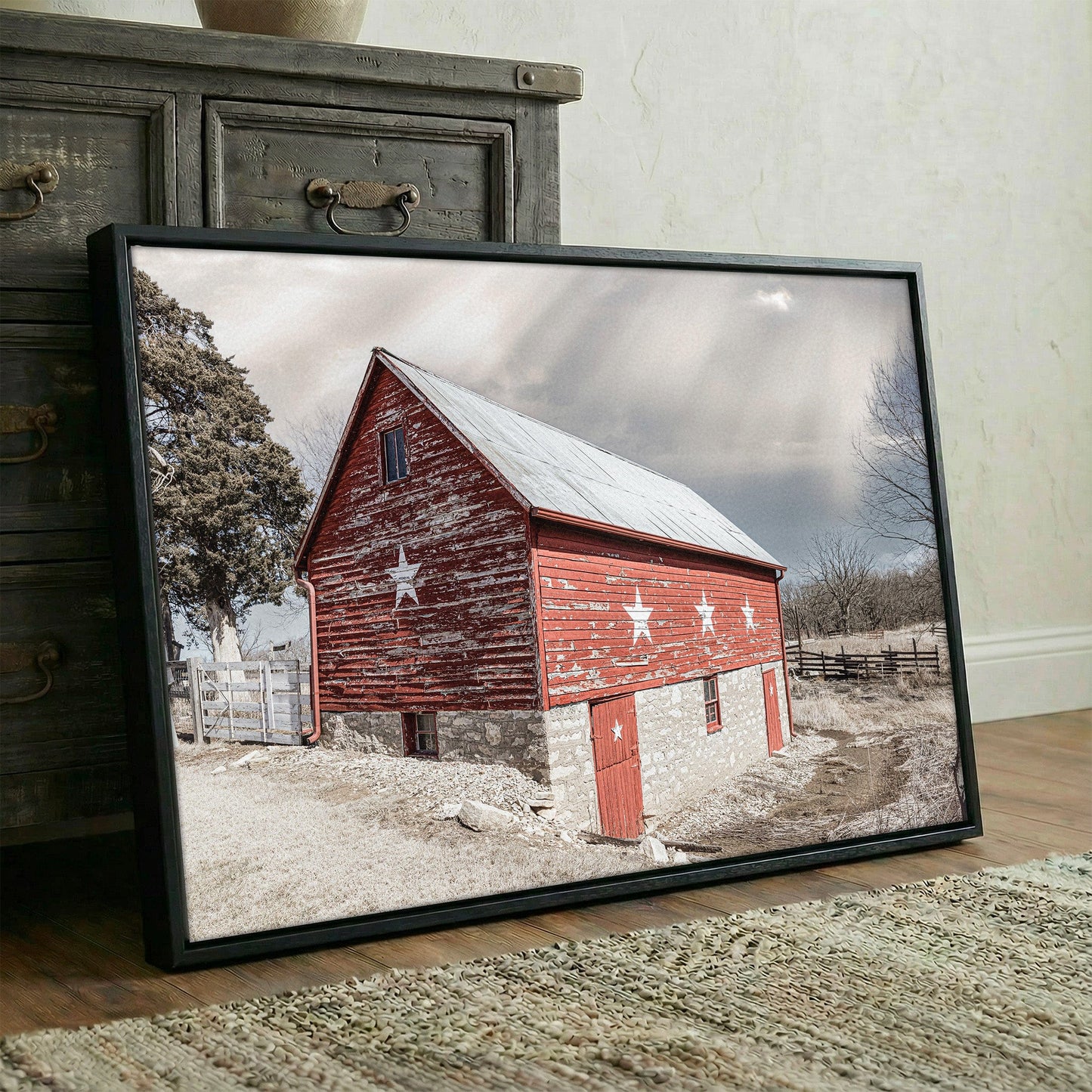 Old Barn Americana Canvas or Print Wall Art Teri James Photography
