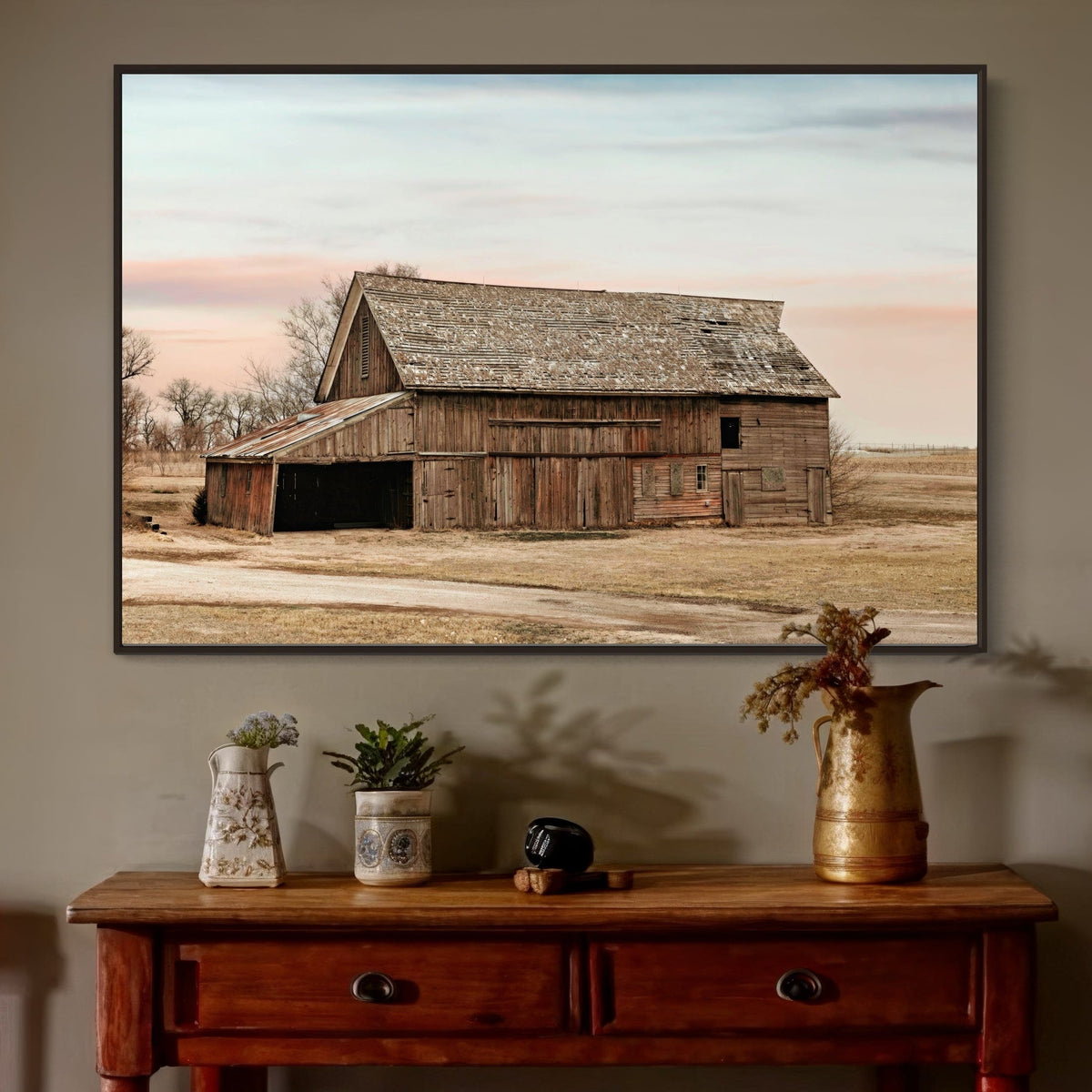 Rustic Canvas Old Barn Rustic Wall Art Canvas - Teri James Photography